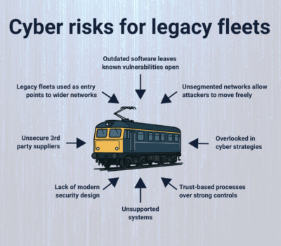 Read more about Cybersecurity Risks in Legacy Rail Fleets: Why Older Trains Still Matter